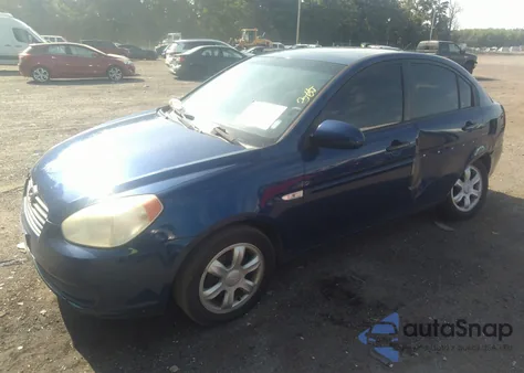 2007 Hyundai Accent Gls from USA, damaged, VIN KMHCN46CX7U091655